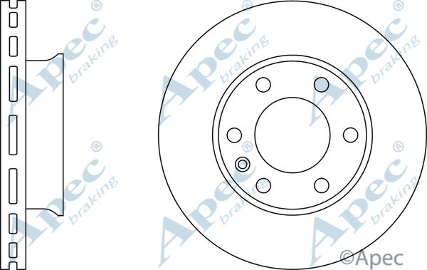 APEC BRAKING Тормозной диск DSK2448